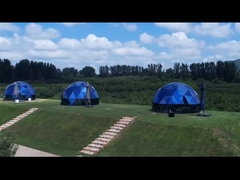 Glamping comercial ao ar livre Casa Iglu Casa de vidro Tenda Geodésica Cúpula Tendas Com Banheiro