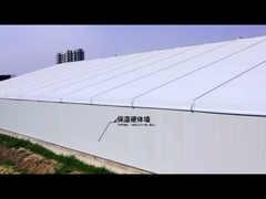 Tenda de armazenamento temporária para armazém industrial com estrutura de alumínio OEM Tenda de cobertura de boa qualidade