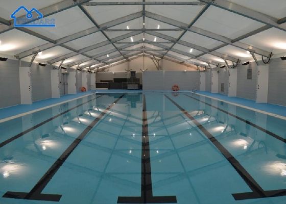 comprar Tenda de salão de esportes permanente personalizada com tratamento de oxidação da superfície Tendas de clima para esportes online manufacture