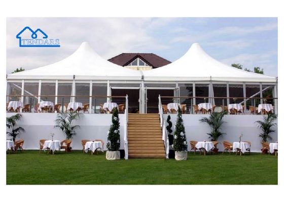 comprar Tenda de Pagoda de Alumínio Resistente a UV 10x10 Impermeável Retardante de Chama online manufacture