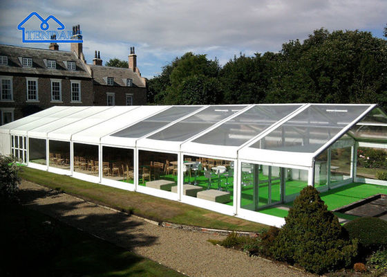comprar Tendas de festa quadradas pesadas Tendas impermeáveis de PVC Alumínio estrutura de liga de alumínio estrutura de cobertura de gramado ancorada Fabricação em linha