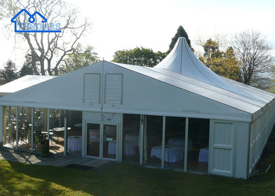 comprar Quatro estações de casamento Marquee Tent Windows Material de alumínio Um quadro evento Canopy Design Estrutura Fabricação em linha