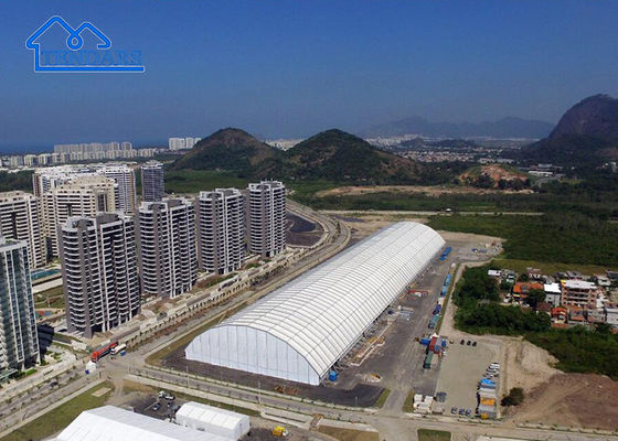 comprar 12x20m Sala de desporto Tenda de alumínio pesado Tecido resistente aos raios UV para quadra de ténis Fabricação em linha