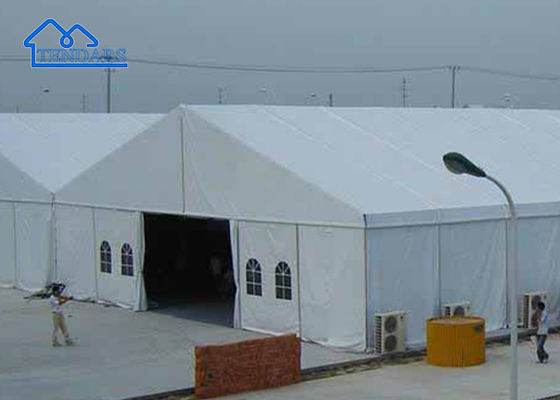comprar 8x12m Tenda de Marquee Pesada Reforçada de Ligação Ancoras Pesadas 850g/m2 Tecido Pesado para Exposições Comerciais Fabricação em linha