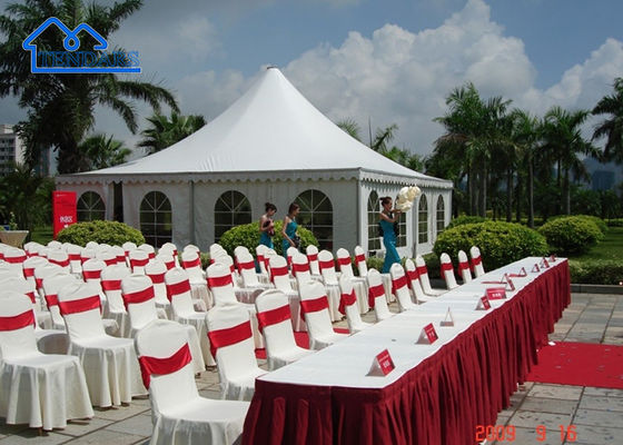 comprar À prova d'água / à prova de fogo / auto-limpeza Quadro de alumínio Casamento Evento Tenda Pagoda Fabricação em linha
