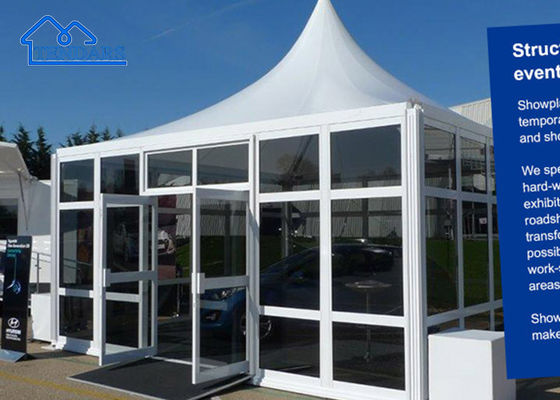 comprar Custom Novo PVC 100% à prova de chuva 3x3m 4x4m 5x5m 6x6m Alumínio Quadro Marquee Pagoda Tenda Fabricação em linha