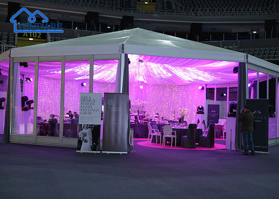comprar Tenda de Pagoda de Alto Pico de Alumínio de 6m para Eventos ao Ar Livre Exposição de Festas de Casamento Fabricação em linha