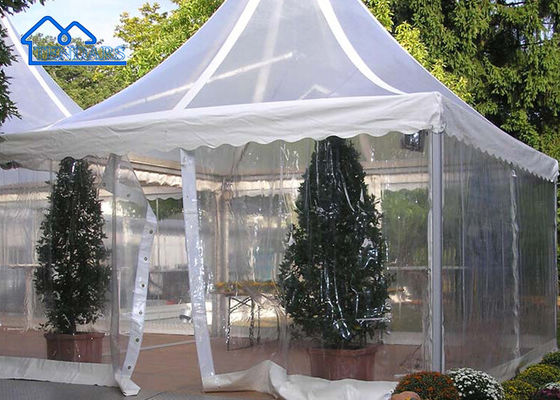 comprar Outdoor Custom Verão Gazebo PVC Branco Tecido Alumínio Quadro Tenda Pagoda Pavilhão Jardim Tenda online manufacture