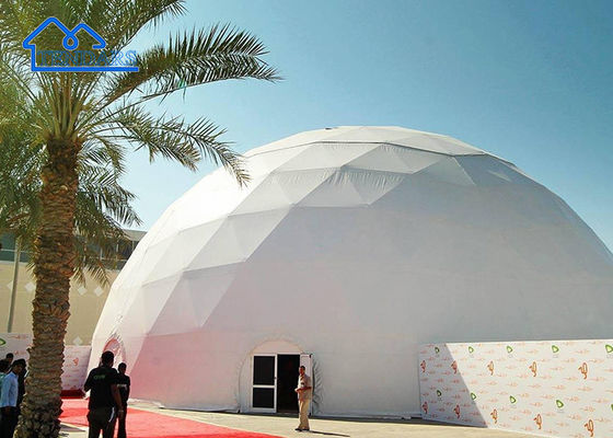 comprar Grande tenda geodésica branca com 15m, 20m e 30m para grande festa online manufacture