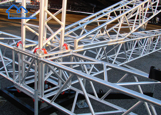comprar Truss de iluminação de palco de concerto de prata com formato de círculo triângulo quadrado online manufacture