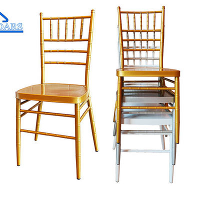 comprar Acessórios de barracas de festas de ouro de luxo cadeira de banquete com almofada para casamento online manufacture