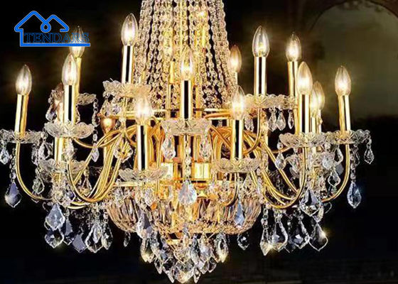 comprar Tenda de festa criativa Acessórios Tecto Atmosfera luxo Cristal Lustreiro Tenda ao ar livre Com luzes online manufacture