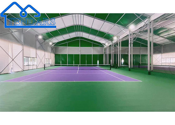 comprar Coluna reforçada da cobertura do fogo-retardador da barraca do salão de esportes do aço 10x10m livre para a facilidade do multi-esporte Fabricação em linha