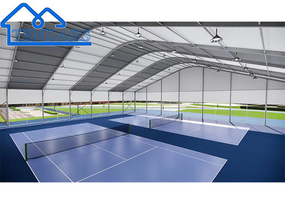 comprar 10x15m impermeável PVC Membrana Sala de Esportes Tenda Alumínio Ligação Alto Pico para Court de tênis Fabricação em linha