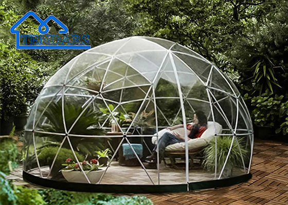 comprar Tenda de exposição comercial ao ar livre Casa de tenda de dom grande Tenda de dom geodésico de tecido de PVC Fabricação em linha