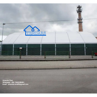 comprar Bela tenda exterior transparente de designers Arco Sala de esportes Tenda com revestimento de telhado online manufacture