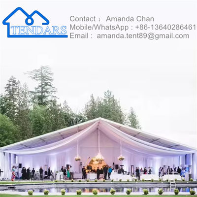 comprar Cuctom Rproof \ Fireproof \ Wind Resistant Canopy Marquee Event Party Wedding Tent online manufacture