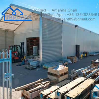 comprar Tenda de armazenamento de 12x20m de PVC impermeável para abrigo industrial Fabricação em linha