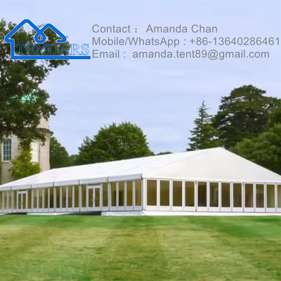 comprar A barraca resistente clara do famoso do período 5x5m galvanizou o abrigo de dupla camada de aço para eventos comerciais Fabricação em linha