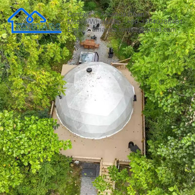 comprar Tenda comercial de cúpula de iglu ao ar livre Tenda de glamping Tenda geodésica de cúpula com banheiro online manufacture
