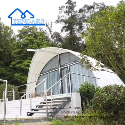 comprar Tenda de hotel de luxo de forma de concha Glamping Beach Resort Tendas online manufacture