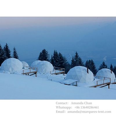 comprar Outdoor Luxury Living Resort Dome Tent Galmping Dome Clear PVC House Jardim Tent For Event Fabricação em linha