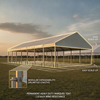 comprar Banquete Catering Party Marquee Tentes de PVC Clear-Span Parede lateral Estrutura do dossel da janela do evento Fabricação em linha
