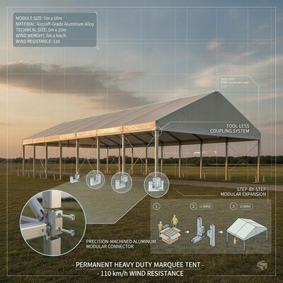 comprar Resistentes aos raios UV Tendas de festa executiva Tendas de marquete Estrusão de alumínio estrutura de liga Canopy estrutura de abrigo ao ar livre Fabricação em linha