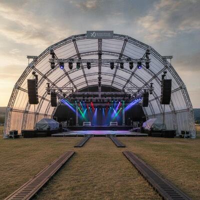 comprar Tenda para performance em palco, festival de música, festa, tenda profissional, iluminação sonora, estrutura de dossel para evento europeu Fabricação em linha