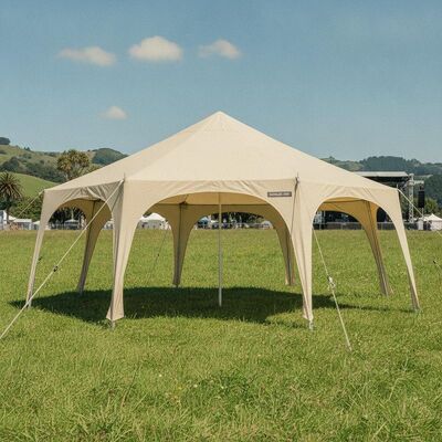 comprar Tenda de festa com proteção UV de alto desempenho, dossel externo para festival de verão da Nova Zelândia com tecido protetor solar Fabricação em linha