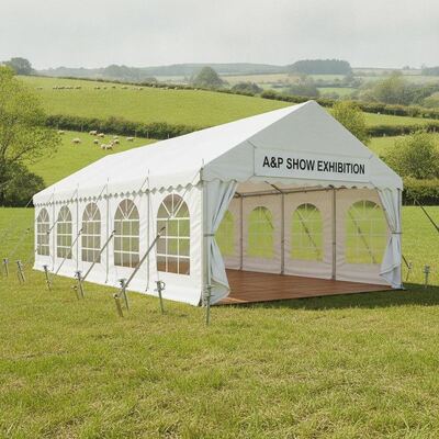 comprar Barraca de letreiro para festa de show agrícola Nova Zelândia A&P Show Stand de exposição com âncora de piso para serviço pesado Fabricação em linha