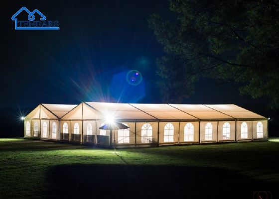 Tenda de banquete de alumínio personalizada Tendas de festa de alumínio com paredes laterais Tendas de festa ao ar livre para venda