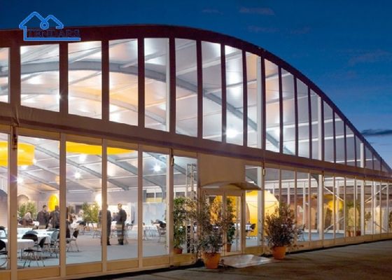 OEM Fireproof Arcum Outdoor Event Tents para Exposição Comercial Personalizada Marquises Incredíveis