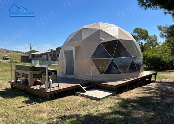 Romântica Eco Glamping Dome Tent, Geodésico Luxury Hotel Tent