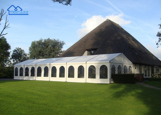 5x8m impermeável pvc capa festa famoso tenda quadro de liga de alumínio design claro para eventos de formatura