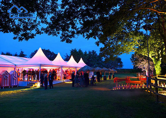 UV resistente Festa Marquee Tendas à prova de vento Para eventos Casamentos Tenda Para festa de aniversário em casa