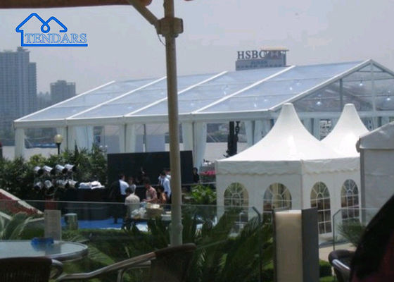 Fastup Resistente à água Casamento Marquee Tendas Alumínio Quadro Iluminação pesada Luxo Casamento Tenda