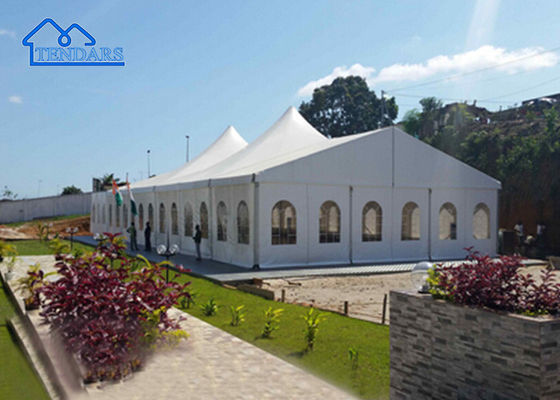 Tenda de casamento transparente móvel fácil de desmontar