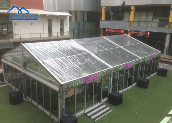 Telhado acrílico de PVC Marquete de casamento Tenda grande Certificação SGS M2 Canopy de evento à prova d'água pesado