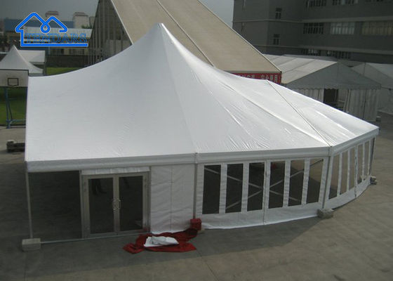 Projeto de estrutura de alumínio do dossel do partido do quadro do evento luxuoso transparente exterior da barraca do famoso do casamento