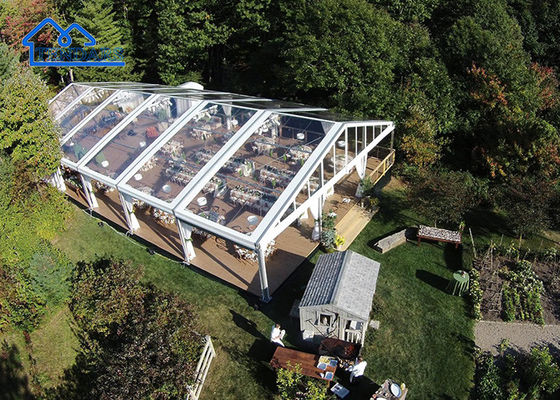 Estrutura metálica Casamento Marquise Tendas Estilo moderno portátil Com lados de PVC Uma tenda barata