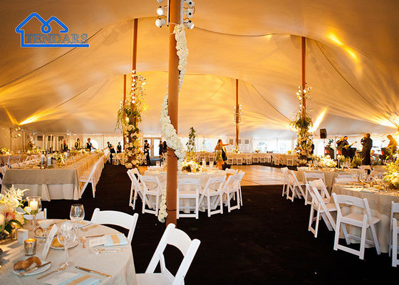 Estrutura impermeável do dossel do evento do entretenimento da barraca grande de alumínio durável do famoso do casamento