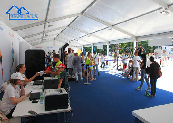 Quadro de alumínio PVC Cobertura de extensão infinita Marquee Tenda Para Exposição Igreja Festival Eventos de catering