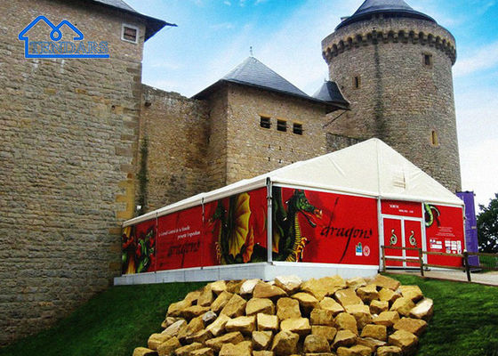 Tenda de evento de luxo personalizada para festas de casamento ao ar livre, festa de igreja, etc.