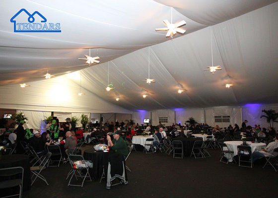 Tenda de armazenamento de alumínio em PVC grande, branca, cinza, clara ou personalizada para edifícios de armazenamento industrial