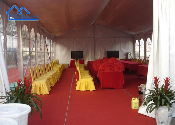 Tenda de casamento grande de liga de alumínio para uso externo, tendas de casamento para feiras, casamentos, etc.