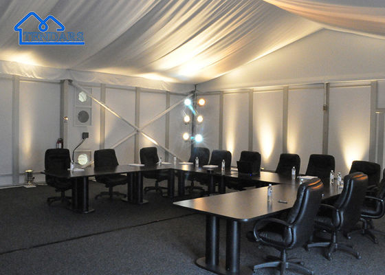 Dossel luxuoso do armazenamento do PVC da estrutura da barraca do famoso do evento da festa de aniversário exterior