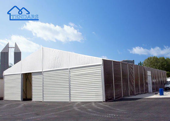 Tenda industrial de armazenamento resistente, abrigo de armazenamento Tenda retardadora de fogo