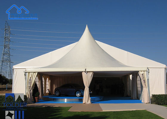 Custom Modular High Peak Mixed Marquee Alumínio Alloy Pagoda Tenda Para Festival para venda