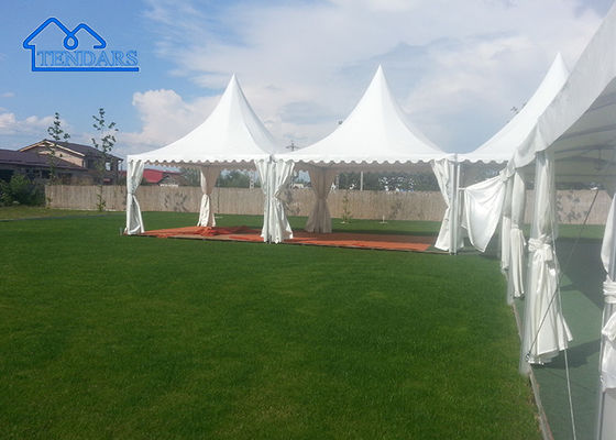 Customizado PVC Branco Impermeável Festa de Casamento Alumínio Tenda Pagoda Tenda Pagoda
